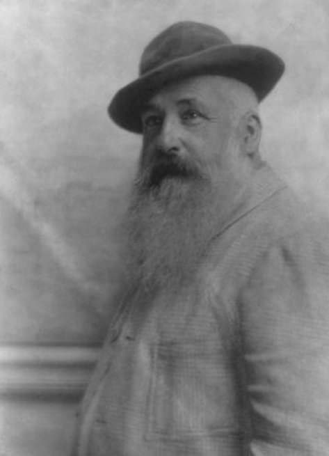 Fotografisch portret van Claude Monet door Adolf de Meyer