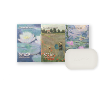 Set van 3 zeepjes, Meesterwerken van Claude Monet